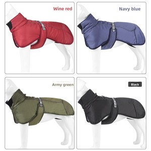 Veste d'hiver chaude coupe-vent pour grand chien, manteau réfléchissant pour chiens de taille moyenne et grande, vêtements pour <span class=keywords><strong>Labrador</strong></span> et Golden Retriever, costume pour animaux de compagnie - Product Image 4