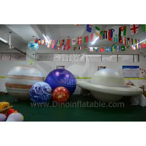 Globo terráqueo grande inflable, globo terráqueo inflable, globo de planetas para decoraciones publicitarias