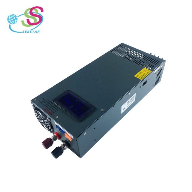 Seestar 2000W Switch Mode Power Supply Single Output Adjustable AC 230V to 48V 110V Input Voltage for DC Industry Equipment