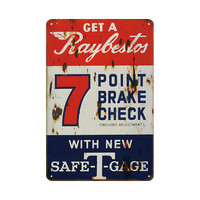 Prix usine personnalisé Vintage rustique étain signes affiche Bar impression personnalisée affiches décoratives en métal pour des espaces uniques