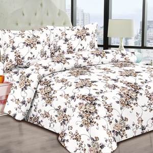 Tessuto in poliestere con stampa floreale dispersa floreale di alta qualità con stampa floreale di grandi dimensioni per lenzuolo - Product Image 3