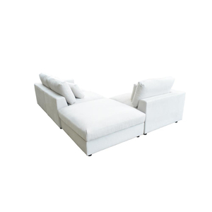 Juego de Sofás Seccionales Modulares en Forma de L, Color Blanco, Directo de Fábrica, con Chaise Longue <span class=keywords><strong>Reversible</strong></span> para Salas de Estar Modernas - Product Image 5