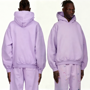 High Quality Unisex Cotton <b>Fleece</b> Eco-Friendly <b>Hoodies</b> Tracksuits Sweatshirt Designer Sets Rhinestone Personalized Logo Print - Product Image 1