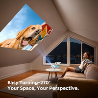 Mini projecteur HIFI KT2 200 ANSI Lumens WIFI6 Android Mini projecteur 4K H723 720P Projecteur LCD