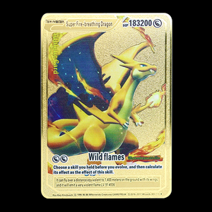 Tarjetas Pokémon <span class=keywords><strong>de</strong></span> Colección, 183200 Puntos, Super Card en Inglés, Tarjeta Metálica Dorada, <span class=keywords><strong>Pikachu</strong></span>, Charizard, Mewtwo, Vstar, Vmax - Product Image 3