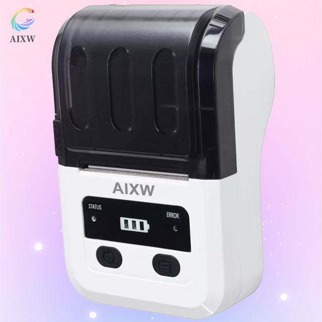 AIXW Cheap Price Mini Thermal Printer Tag Maker with Bluetooth for Retail Price Tags, Jewelry Labels, Small Product Packaging