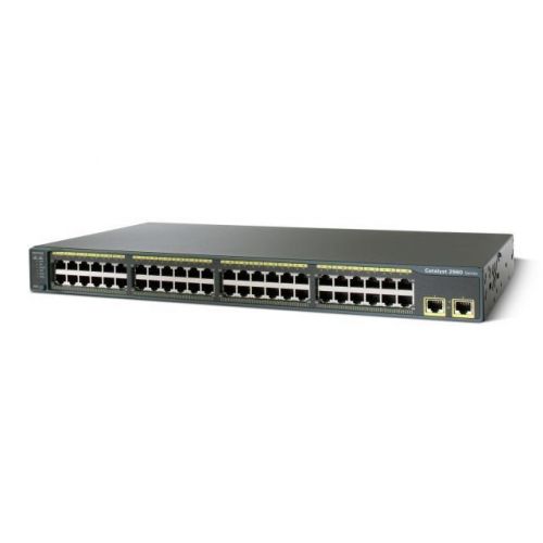 Original Used WS-C2960-48TT-L Catalyst 2960 48 x 10/100 Ports 2 x 1000BT LAN Base Switch