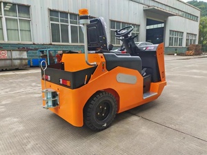 SHUNCHA 3 tekerlekli 2ton elektrik çekme traktörü oturmuş tipi depo taşıma makinesi çekme römorkör elektrikli çekme traktör satılık - Product Image 3