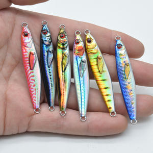 Señuelo de pesca de placa metálica de plomo con forma de S impreso en 3D, simulación de 10g, 15g, 20g, para pesca lenta, jigging y pesca con jig. - Product Image 3