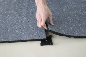 Dalles de sol en <span class=keywords><strong>caoutchouc</strong></span> écologiques, non toxiques, absorbant les chocs, pour haltères, barres de musculation, <span class=keywords><strong>tapis</strong></span> de sol de salle de sport - Product Image 3
