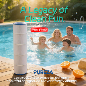 Cartucho de Filtro de Repuesto para <span class=keywords><strong>Piscina</strong></span> y Spa Compatible con Unicel C-7483 C580E C3025 4 X 81 Pulgadas Cuadradas Cartucho Ft., Diámetro Exterior: 19 5/8\" x 7\" - Product Image 1