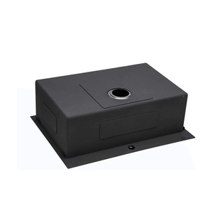 Éviers de cuisine à montage supérieur 30x22x10 pouces en acier inoxydable SUS304, profondeur 1,2 mm, modernes, noirs, style ferme, nano, en vente - Product Image 3