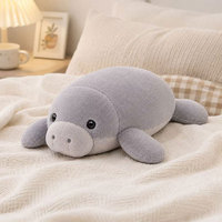 Peluche personnalisée sur mesure, jouet en peluche doux, manatee personnalisable, jouet en peluche animal marin fait sur mesure, cadeau pour enfants