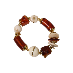 Fashion <b>Beaded</b> <b>Bracelet</b> 316L Stainless Steel PVD <b>Gold</b> Plating Sustainable Resistant - Product Image 2