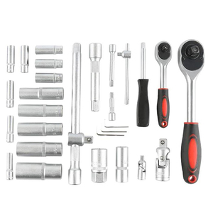 108pcs Metric 1/4 và 1/2 ổ đĩa ổ cắm cờ lê thiế<span class=keywords><strong>t</strong></span> lập nhanh chóng phá<span class=keywords><strong>t</strong></span> hành Reversible Ratchet cờ lê với mở rộng thanh - Product Image 2