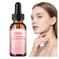 Ausreson OEM Gouttes Liposomales de L-glutathion, Compléments Éclaircissants pour la Peau, Vitamine C Liposomale, Gouttes Liquides de L-glutathion Liposomal