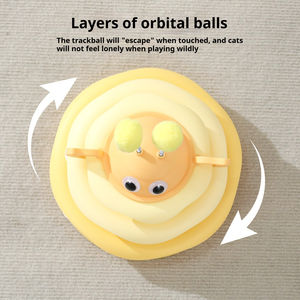 Juguete Clásico para Gatos Jóvenes, Tabla Giratoria con Abejas para Entretenimiento, Relajación y Movimiento Interactivo para Mascotas - Product Image 4