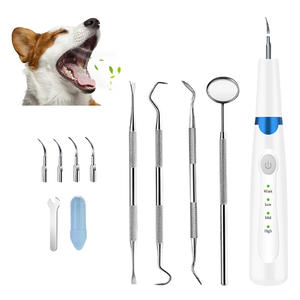कुत्ते के पालतू जानवरों के लिए अल्ट्रासोनिक इलेक्ट्रिक डेंटल स्केलर स्टेनलेस स्टील दांतों की सफाई मशीन मौखिक देखभाल किट टार्टर स्केल हटाने पट्टिका - Product Image 1