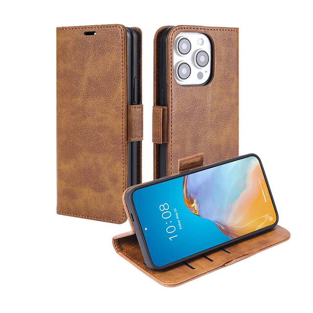 Wholesale OEM Luxury Shockproof Waterproof Leather Magnetic Street Fashion Phone Case for 16/15 Pro Max