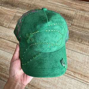 Gorra de béisbol de malla con visera curva 5, logotipo 3D bordado personalizado Exodo 14 JEY CEH, unisex, deportiva, con lazo, de alta calidad al por mayor - Product Image 3