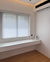 Stores intérieurs pour portes vitrées, épaisseur personnalisée, anti-rayures, intimité, utilisation facile pour cloisons de bureau, hôtels, salles de bain, fenêtres