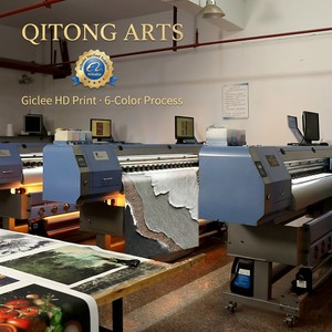 Digital Gedrucktes Stilleben-Ölgemälde Leinwandrahmen Maßgeschneiderter Stil 6-Farben-Druck Innen-Wandkunst Qitong <span class=keywords><strong>Arts</strong></span> Fujian - Product Image 6