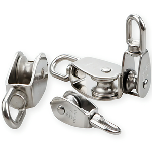 Heavy Duty M15 Single <strong>Pulley</strong> <strong>Block</strong> 304 316 Grade Stainless Steel Flat Belt Swivel <strong>Pulley</strong> Construction Industry Lifting - Product Image 4