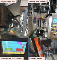 Machine d'emballage de remplissage verticale automatique CE de bonne qualité de poudre de café en poudre lait en poudre en bâtonnets