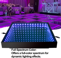 Car Show 3D Illusions d'optique Lumière LED Piste de danse Blanc chaud RVB LED Carreaux pour DJs KTVs Hôtels Filaire DMX512 Mode de contrôle