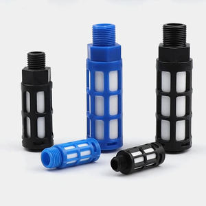 אוויר משתיק פלסטיק פליטה מאפינס <span class=keywords><strong>1</strong></span>/8 <span class=keywords><strong>1</strong></span>/<span class=keywords><strong>4</strong></span> 3/8 החוט הגברי <span class=keywords><strong>1</strong></span>/2 לספוג רעש מסנן רעש מסנן החלקה נעילת משאבה מפלסטיק - Product Image 1