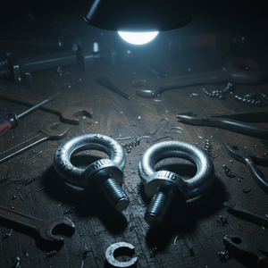 Bu lông mắt DIN 580 | Thép cacbon | M6–M16 | Phụ kiện nâng hạ - Product Image 1