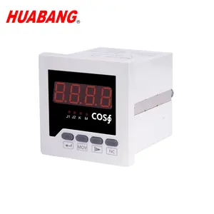 72x72 digital LED display single phase electrical Power Factor COS meter