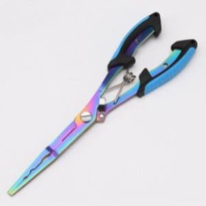 Pince de pêche Ztc459 en acier inoxydable à bec long multifonctionnelle avec crochets, durable pour la pêche à la ligne et la coupe de ligne - Product Image 1