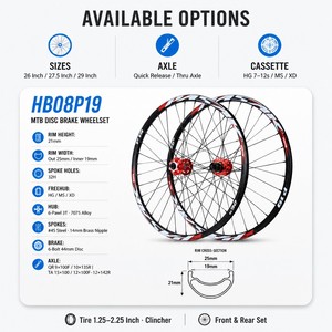 Jeu <span class=keywords><strong>de</strong></span> roues <span class=keywords><strong>VTT</strong></span> 26/27,5/29 <span class=keywords><strong>pouces</strong></span> en aluminium, 4 roulements, <span class=keywords><strong>axe</strong></span> traversant à dégagement rapide, moyeu HG 12 vitesses six boulons, <span class=keywords><strong>roue</strong></span> <span class=keywords><strong>de</strong></span> vélo <span class=keywords><strong>de</strong></span> montagne - Product Image 5