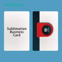 Cartes de visite vierges en aluminium pour sublimation, en acier inoxydable Subbank, épaisseur 1 mm, économiques, pour gravure laser personnalisée, cartes cadeaux DIY