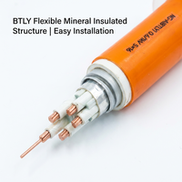 Cable Mineral Aislado con LSZH y Revestimiento de Aluminio, NG-A(BTLY) 0.6/1kV 5x16mm2, Resistente al Fuego, para Edificios de Gran Altura