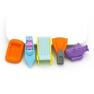 Soododo venta al por mayor promocional Sun Boat <span class=keywords><strong>Puzzle</strong></span> borrador en forma de lápiz para niños conjunto de papelería - Product Image 6