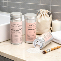 Bouteille shaker en aluminium personnalisée pour masque facial, poudre de bain, assaisonnements, poudre capillaire et shampoing sec
