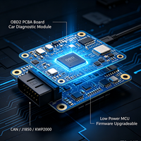 Solution PCBA de diagnostic automobile OBD2 personnalisée, scanner automobile ELM327, assemblage de carte de circuit imprimé, prise en charge du développement de micrologiciel, OEM ODM
