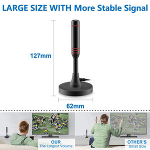 Antena de Tv Antuko <span class=keywords><strong>4K</strong></span> 1080P de alta calidad, antena de Tv Tnt satelital, antena de Tv Digital para interiores con amplificador de señal para largo alcance - Product Image 3