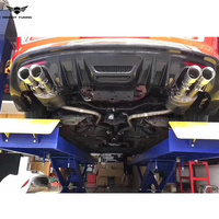 Lèvre arrière en fibre de carbone véritable pour Ford Mustang 2015-2017 S550, kit de conversion de diffuseur de pare-chocs arrière pour voiture décapotable
