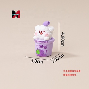Vaso <span class=keywords><strong>de</strong></span> <span class=keywords><strong>Paja</strong></span> con Diseño <span class=keywords><strong>de</strong></span> <span class=keywords><strong>Perros</strong></span>, Mini Figura Decorativa para Escritorio, Coche, Juguete Infantil - Product Image 4