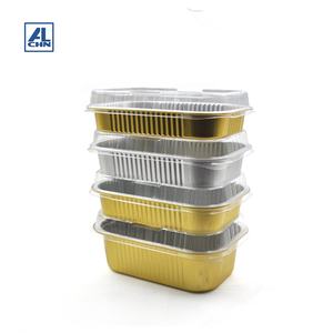 صينية طاولة من رقائق الألومنيوم قابلة لإعادة التدوير للبيع بالجملة عبوة بغلق PET PP صندوق وجبات الغداء الجاهزة - Product Image 6