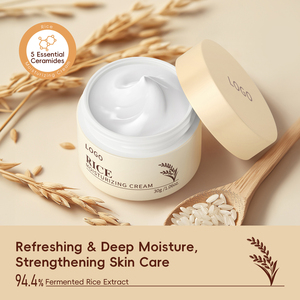 <span class=keywords><strong>Crema</strong></span> Facial Coreana Tres en Uno Hidratante de Arroz, Blanqueadora con Niacinamida, Herbal para Manchas Oscuras y Antienvejecimiento - Product Image 2
