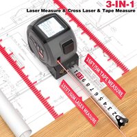 2025 nouveau Offre Spéciale Anticorrosion rétractable règle de travail du bois résistant à l'usure en acier ruban à mesurer Laser télémètre
