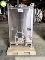 Cuve de Fermentation et de Stockage du Vin, Cuve de Brassage de Qualité Alimentaire en Acier Inoxydable SS304/316L avec Chemise de Refroidissement/Chauffage pour Vin, Whisky, Cidre et Miel
