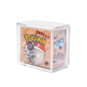 Vente en gros de présentoirs personnalisés <span class=keywords><strong>pas</strong></span> chers en acrylique transparent poli UMI NK0424 pour cartes Pokémon, boîtes de boosters, capacité de 12x14x7,5 cm - Product Image 1