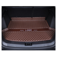 Alfombrilla de Maletero de Cuero con Diseño de Diamantes de Lujo Personalizada para Elantra, Picanto, Sorento, Seltos, Rio, Forte, Optima