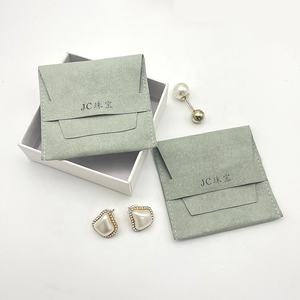 Haute qualité Logo imprimé petits bijoux bague boucles d'oreilles collier enveloppe <span class=keywords><strong>Martin</strong></span> pochette sacs - Product Image 4