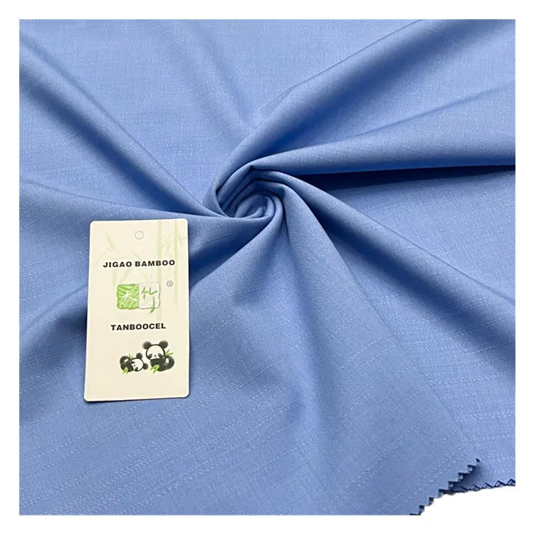 एलोवेरा पॉलिएस्टर स्पैन्डेक्स बुना हुआ स्लैब झुर्रियों प्रतिरोधी वर्दी शर्ट कपड़े